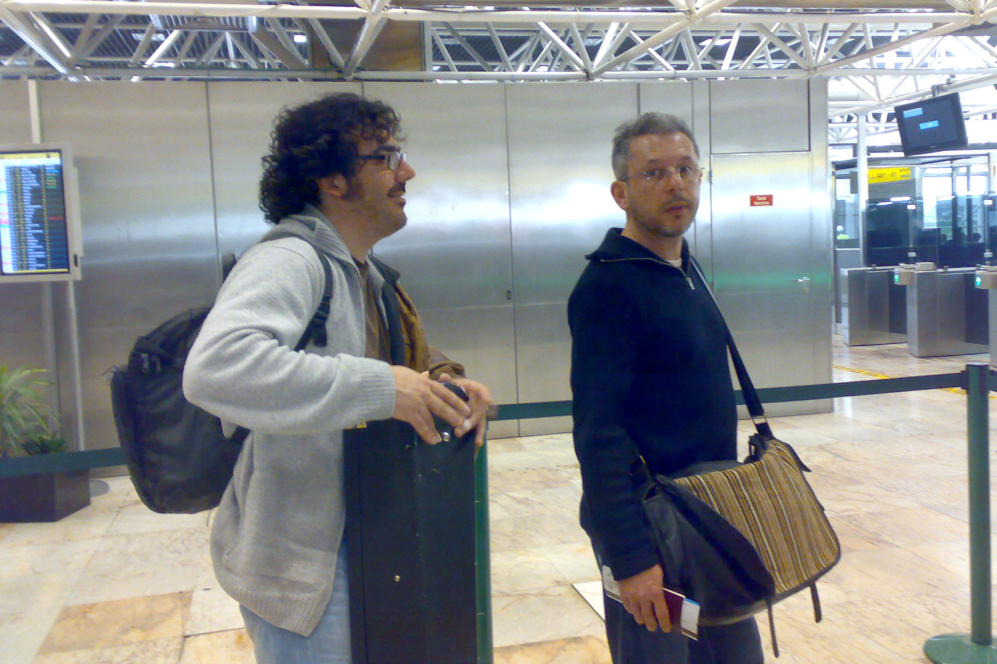 Con Pepe Sendón. Viaxe a Recifee 2008